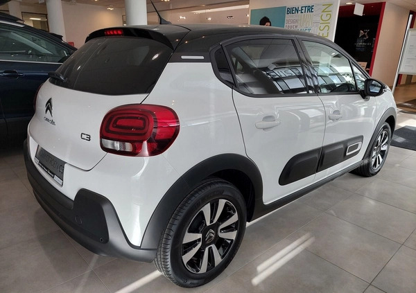 Citroen C3 cena 71900 przebieg: 5, rok produkcji 2023 z Zagórz małe 211